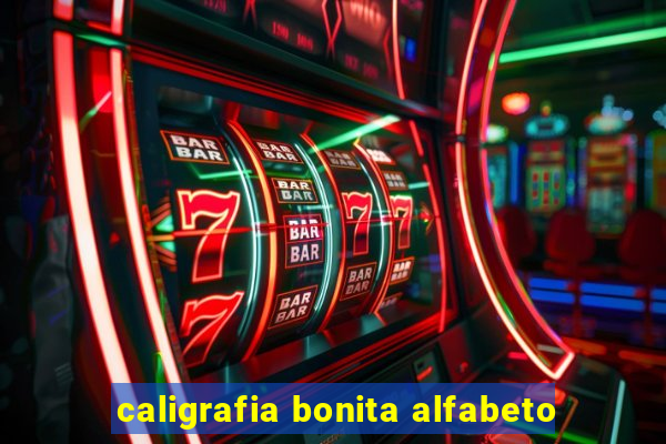 caligrafia bonita alfabeto